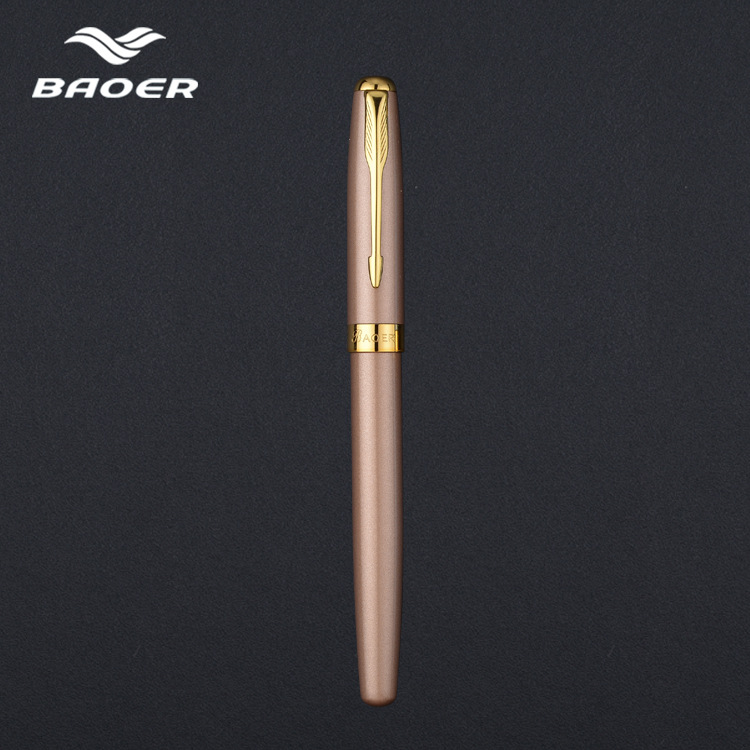 Baoer 388 Vulpen Pluma Fuente Stylo Pluim Vulpennen Selling Authentieke Penna Stilografic Relatiegeschenk Pen: 388xiangbinjingangbi