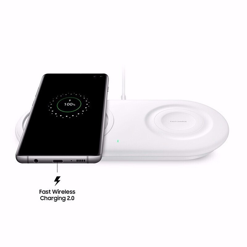 Chargeur sans fil à Charge rapide 25W Duo Pad pour Samsung S20 Note 20 Ultra S10 S9 S8 Plus Note 10 9 8 2 en 1 chargeurs de montres de téléphone