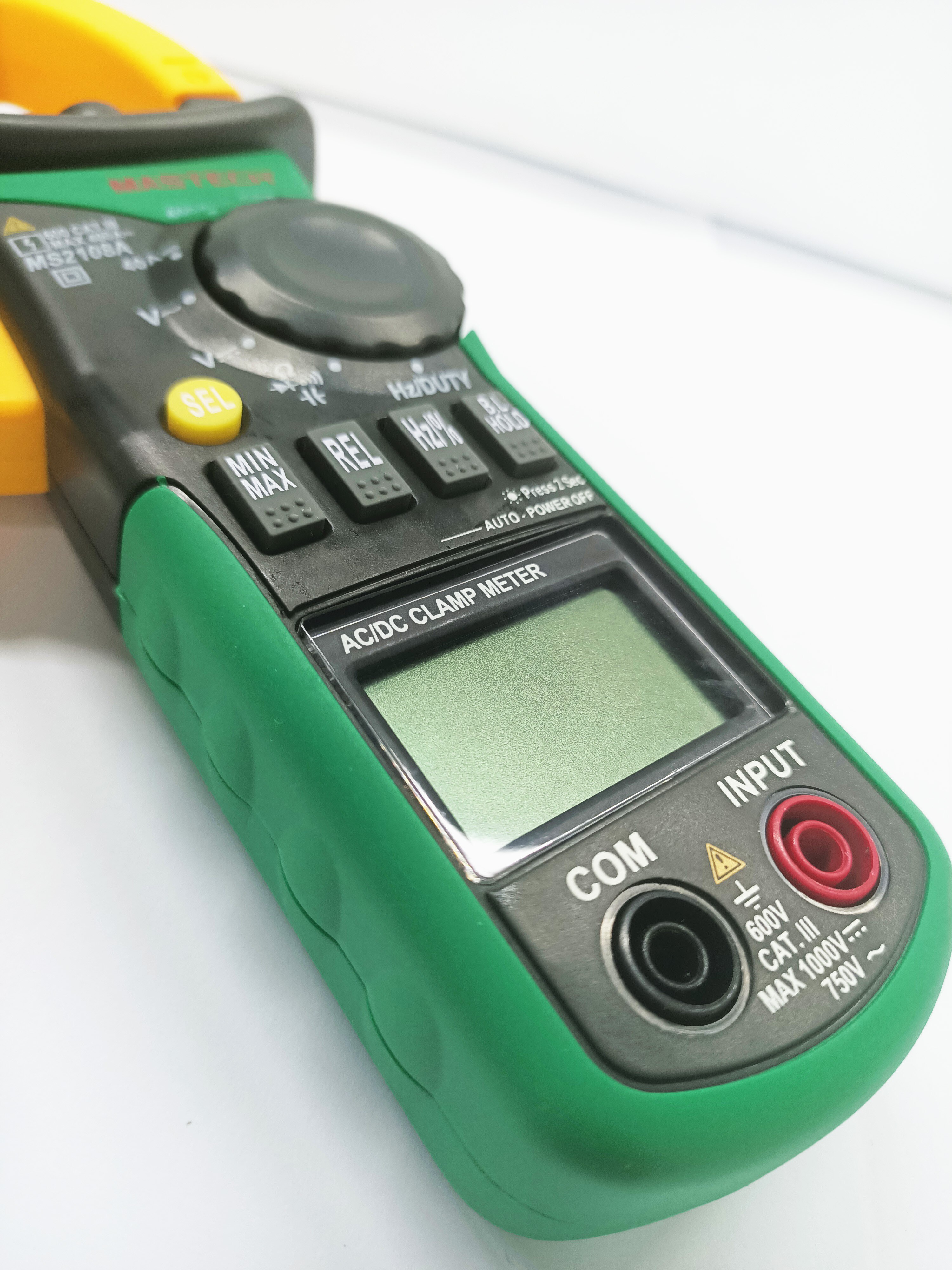 Mastech MS2108A Digitale Stroomtang Auto Range Multimeter Ac 400A Stroom Spanning Frequentie Multimeter Tester Terug