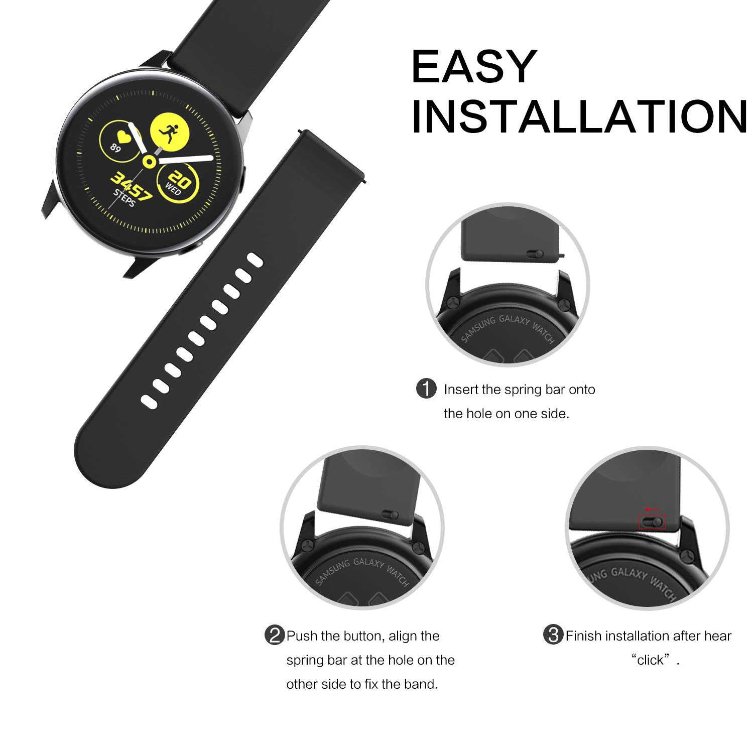 Silikon klokkerembånd for xiaomi huami amazfit bip bit pace lite ungdomserstatning sportsarmbånd 20mm håndleddsrem