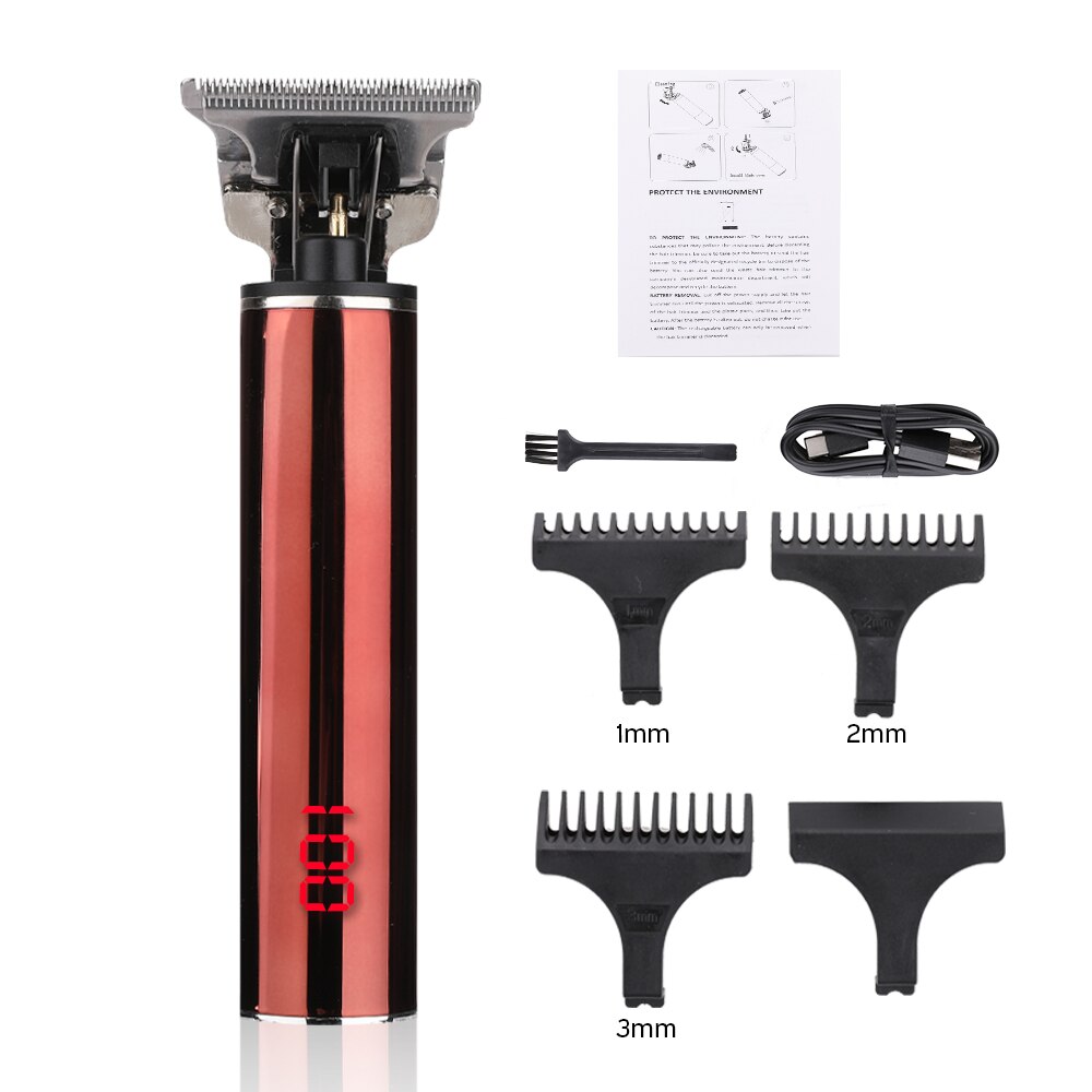 Lcd Mannen Tondeuse Clipper Professionele Kapper Tondeuse Scheerapparaat Tondeuse 0Mm Kapper Tondeuse Haar Snijmachine Maaier: Hair Trimmer15