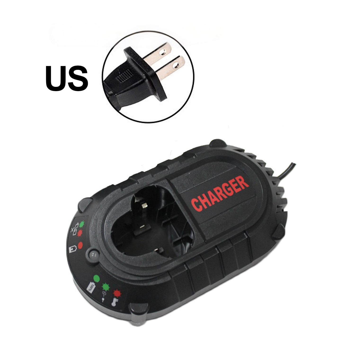 Pour Makita BL1013 BL1014 10.8 V-12 V Li-ion chargeur Batteries DC10WA perceuse électrique tournevis outils chargeur d'alimentation: Beige