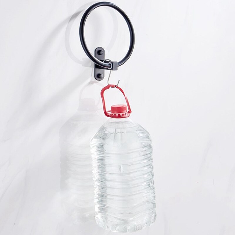 Wc Ronde Handdoek Ring Opslag Houder Badkamer Accessoires Wandmontage Moderne Roestvrijstalen Keuken Rail Opknoping Anti Roest