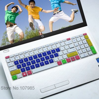 15 15.6 inch Laptop Keyboard Cover Protector for HP Envy x360 BP BQ CH CN CS Series with AMD Ryzen 5 2500U 2700U 15-bq101na: Candyblue