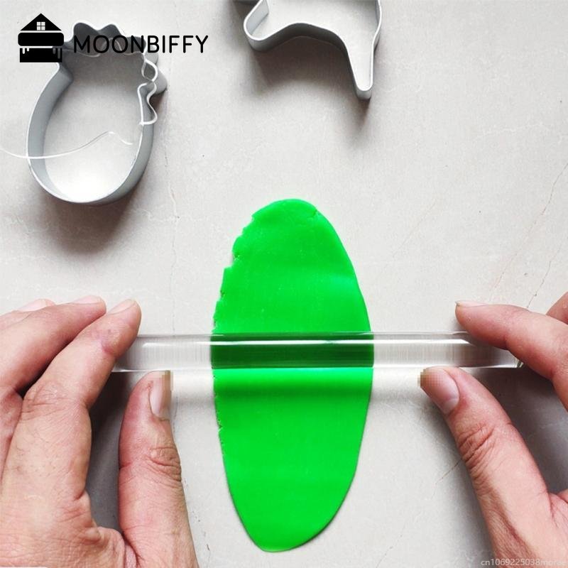 Rouleau à pâtisserie en argile pour poterie, , Transparent, solide, sculpture d'argile acrylique, rouleau à pâtisserie en argile polymère, outils de bricolage