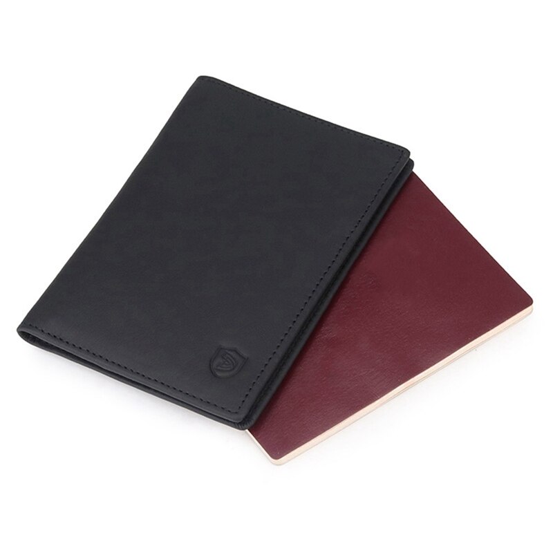 PU Leather Passport Bag Ticket Holder Anti-Theft RFID Men's Leather Ladies Travel Multi-Function Document Book