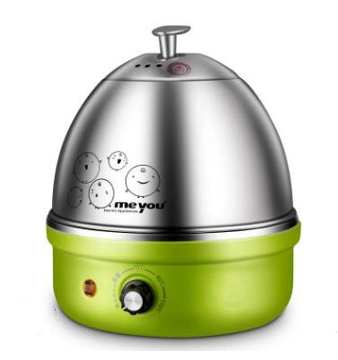 Full Stainless Steel Electric Egg Cooker With Auto Shut Off Up To 7 Eggs, For Soft, Medium, Hard Boiled, Poached, Custard: Default Title