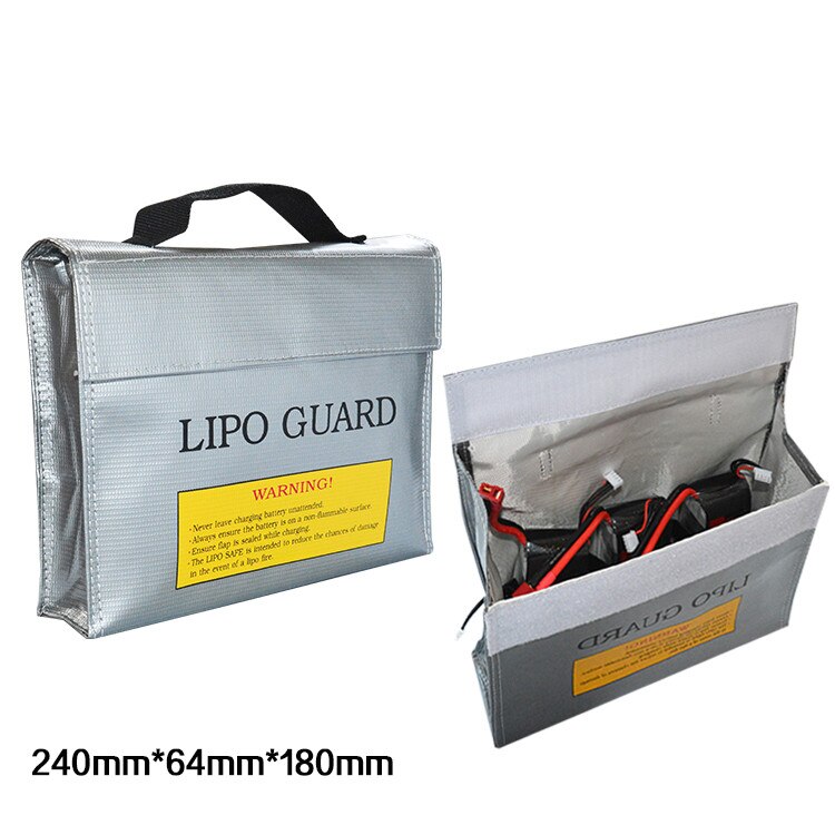 LiPo Li-Po Akku Brandschutz Sicherheit bewachen Sichere Tasche 240*64*180MM LiPo Batterie Sicherheit Tasche feuerfeste taschen 1217 #2