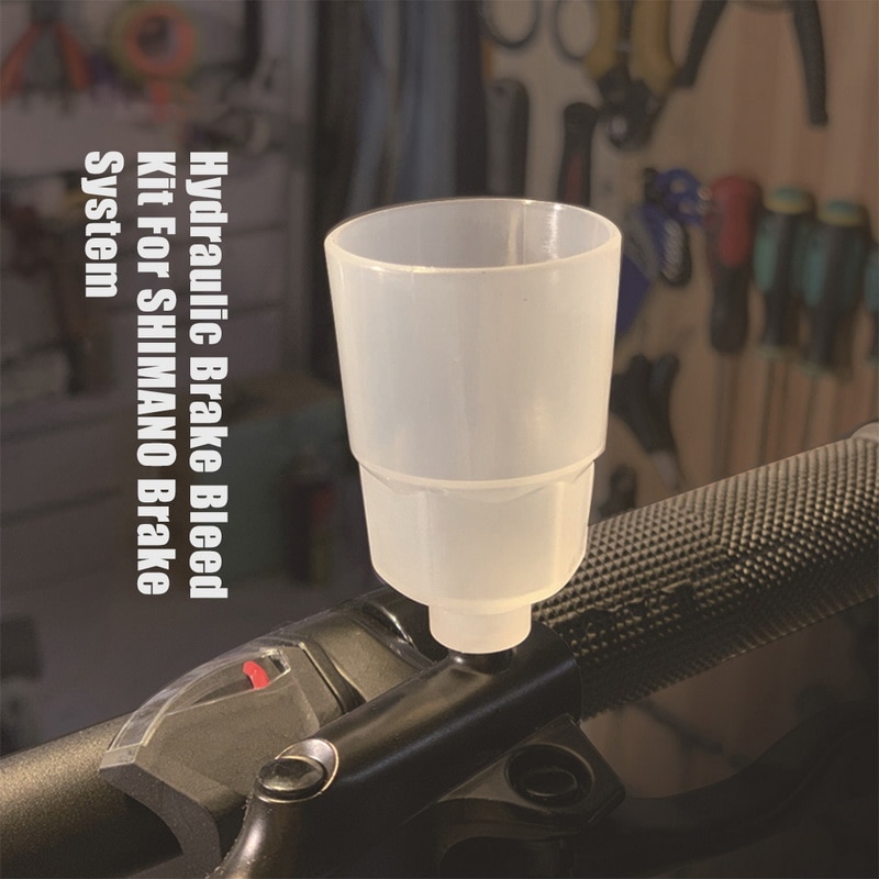 Hydraulic Brake Bleed Kit Brake System Mineral Oil Brake Funnel Bike Repair Tool