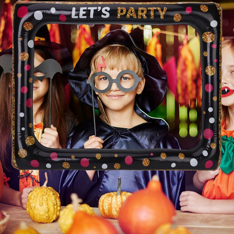 Inflatable Frame Photo Booth Props Selfie Picture Frame Party Supplies For Birthday Bridal Shower Baby Shower Wedding Carnival