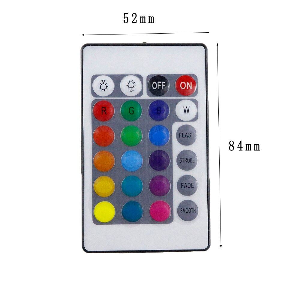 DC 12V Veiligheid Mini 24 key Afstandsbediening RGB Led Strip 24 Key Controller Voor 3528 of 5050 RGB LED strips LED Strip Verlichting