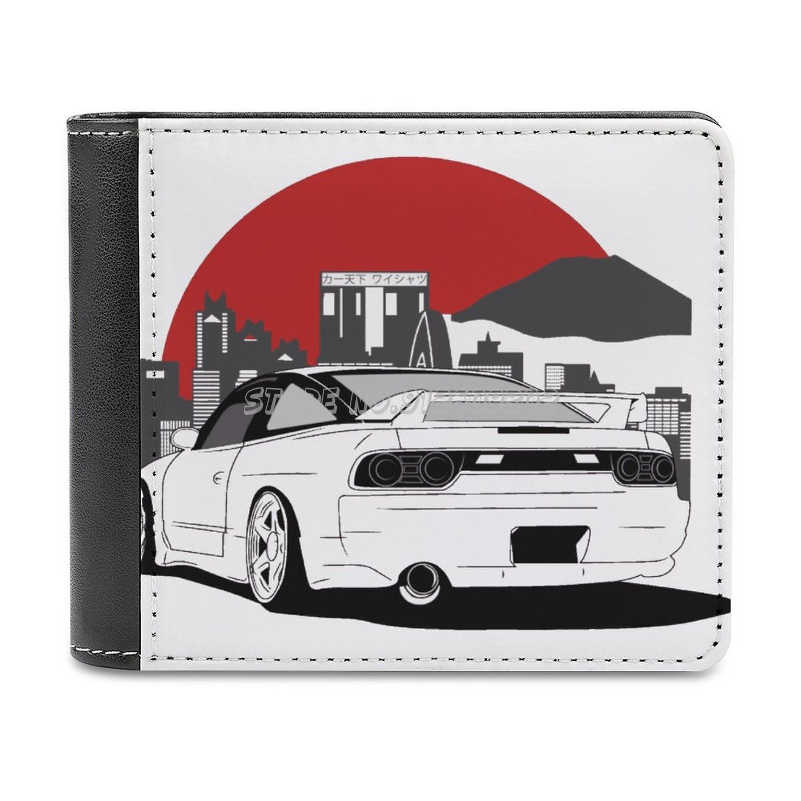 Nissan 180sx 240sx Beste Shirt Mannen Portemonnee Lederen Portemonnee Houder Credit Card Korte Portemonnee Nissan 180sx 240sx Jdm japanse: Default Title