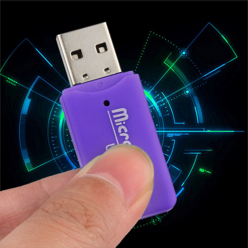 Le meilleur lecteur de carte mémoire haute vitesse mini usb 2.0 micro sd tf t-flash, facile à transporter