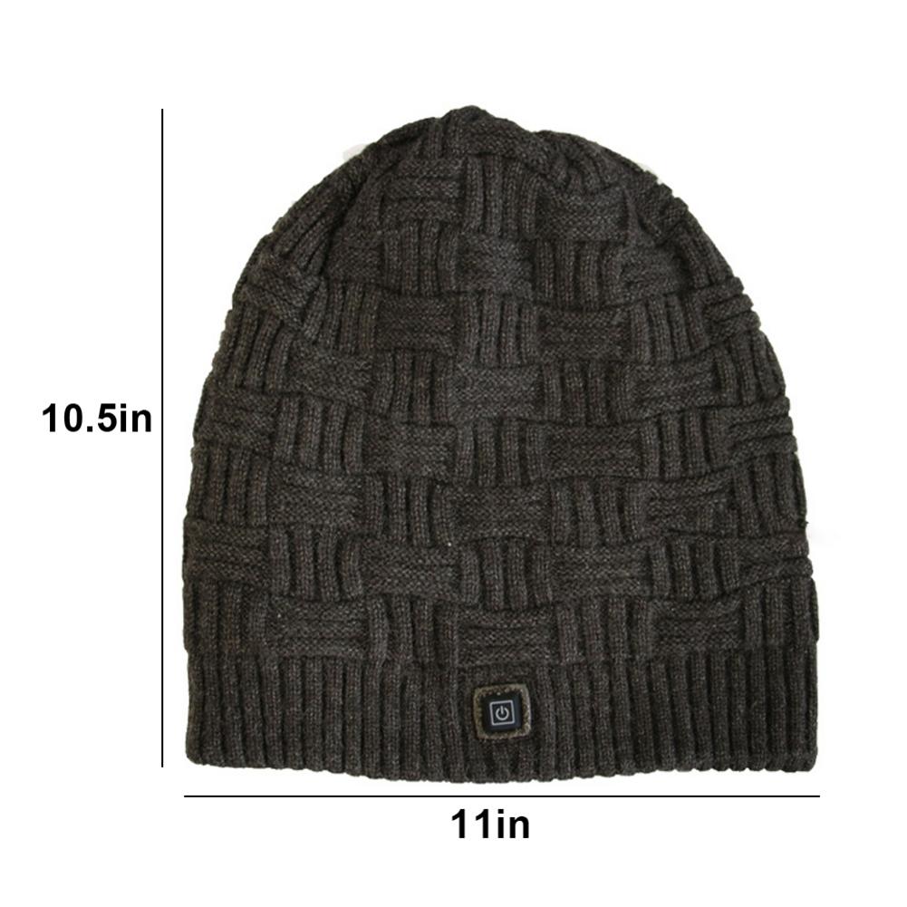 USB Ladung Heizung Kappe Männer Und Frauen Winter Elektrische Heizung Warme Hütte Ich bin Freien Kalte Hütte Gestrickte Elektrische Heizung Hütte Gezeiten