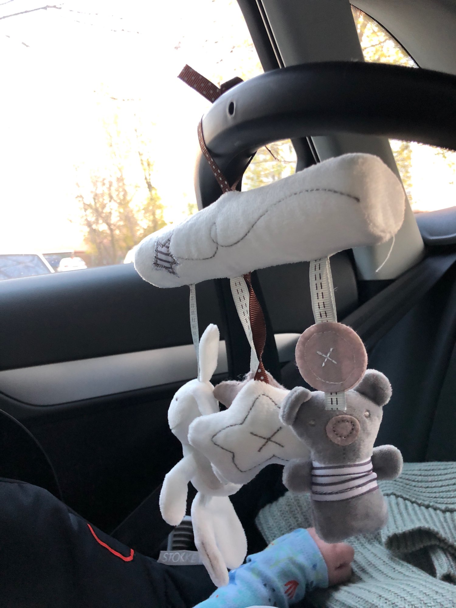 Baby Musik Spielen Bett Hängen Glocke Baby Handy, Mobiltelefon Krippe Kleinkind Kinderwagen Baby Krippe Rassel Spielzeug Weiche Nette Kaninchen Bär glocke Spielzeug