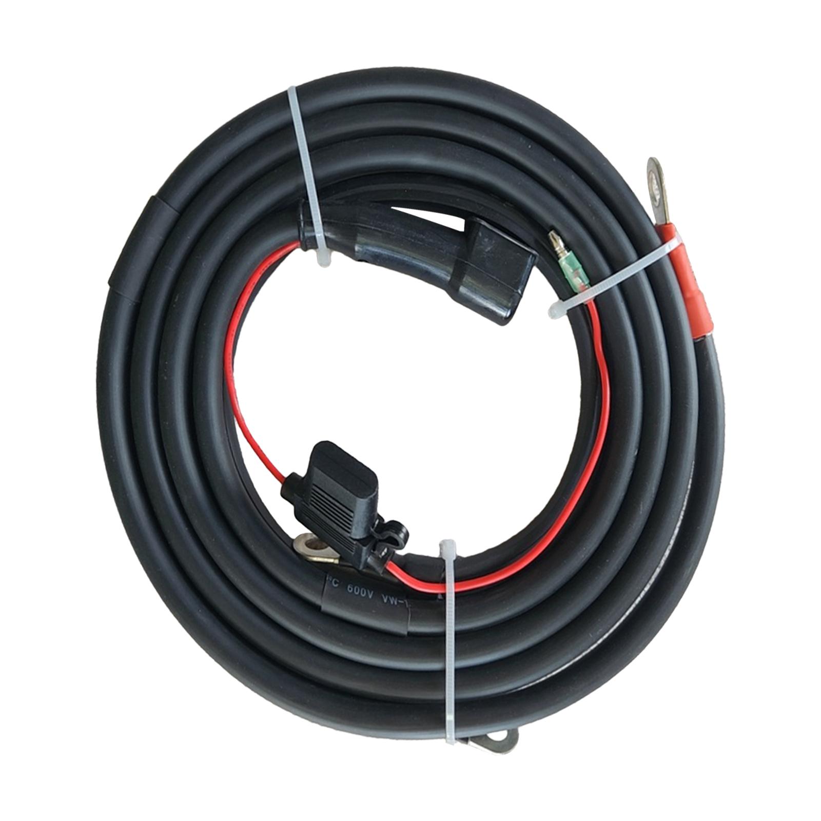 Cablaggio del cavo della batteria al motorino di avviamento per tutti i motori fuoribordo di avviamento elettrico Connettore con accessori per fusibili Alta qualità