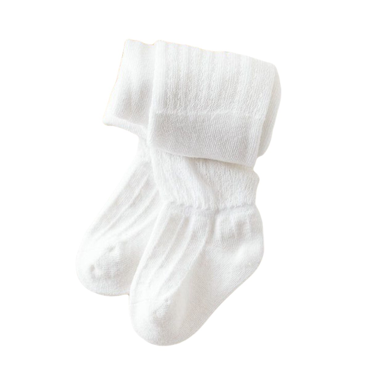 Simple Girl\u2019s Solid Color Leggings Summer Baby Anti-mosquito Breathable Mesh One-piece Pantyhose: White / 12-24M