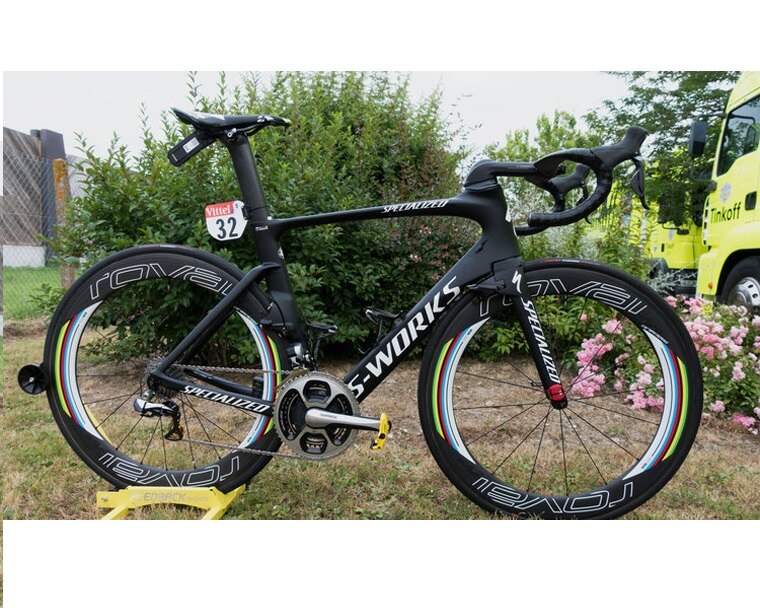 Regenboog Sticker Voor Roval Racefiets Wiel Carbon Fiets Van Frankrijk Race Fietsen Decal