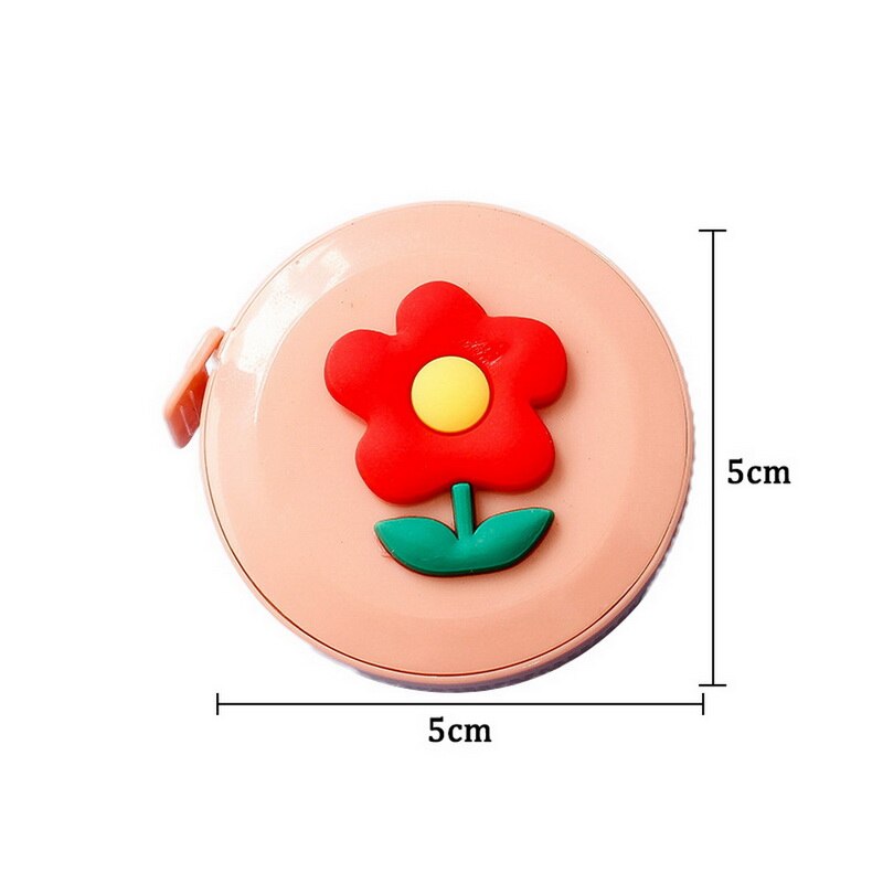 12PCs Stationery Cartoon Tape Measure Cute 1.5M Feet Double Size Measuring Scale Measurements Tape Measure Set: 05