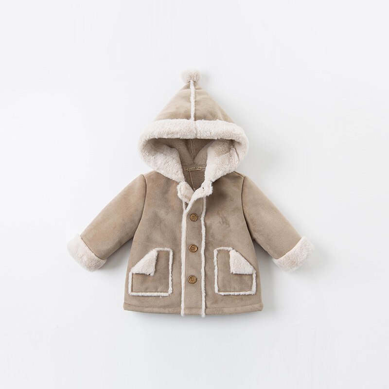 dave bella winter baby boys cartoon padded hooded coat children tops infant toddler outerwear