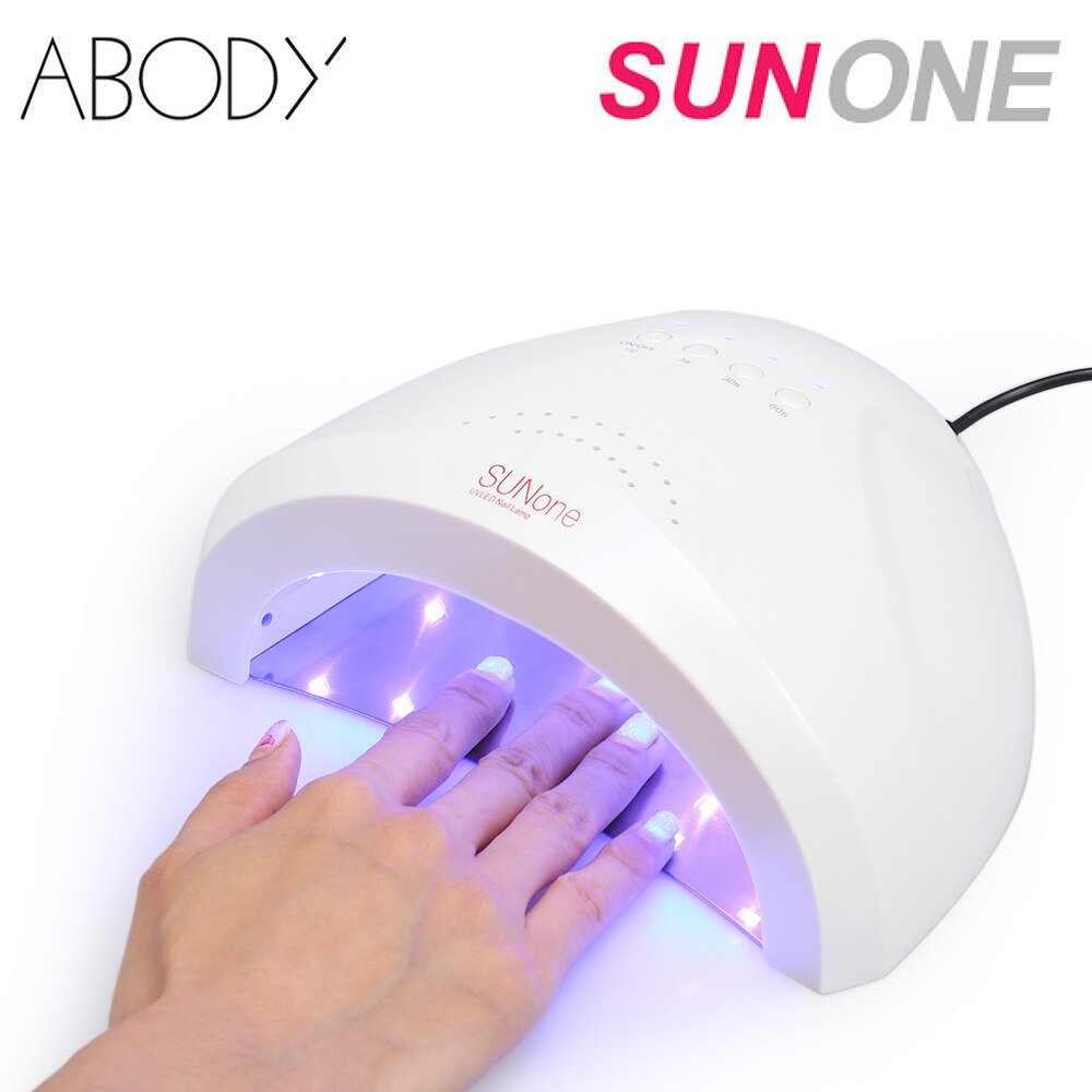 Abody-Lámpara de LED UV de 48W para uñas, secador de esmalte de Gel para uñas, máquina calefactora de luz blanca, juego de herramientas para salón de pintura y manicura