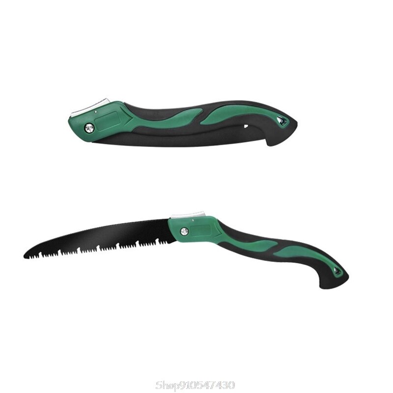 Opvouwbare zaag met handschoenen, vlijmscherp blad, stevige grip voor het zagen van hout, snoeischaar voor bomen, snoeien  n02 20