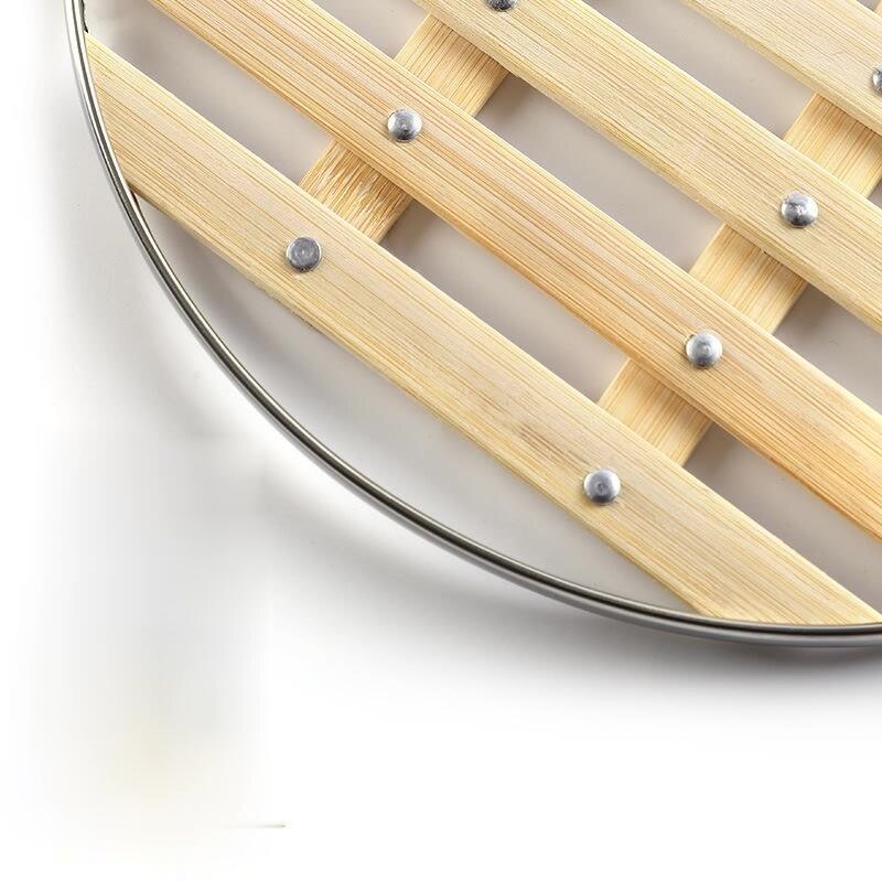 Bamboo grate steamer household steaming grid edge thickening steamed dumplings steamed buns steaming drawer