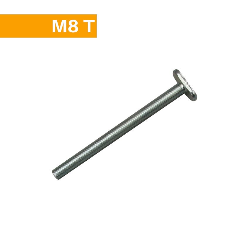 T-Track Hold Down Clamp Woodworking Chute Rail Table Saw Clamps High Strength Aluminum Alloy T Track CNC Router Clamp: 5pc M8 T Screw