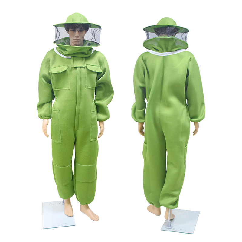 Bee Suit Grade Preferred 3D Air Cotton Fabric Full Body Beekeeping Protective Clothing Beekeeper Suits Equipment