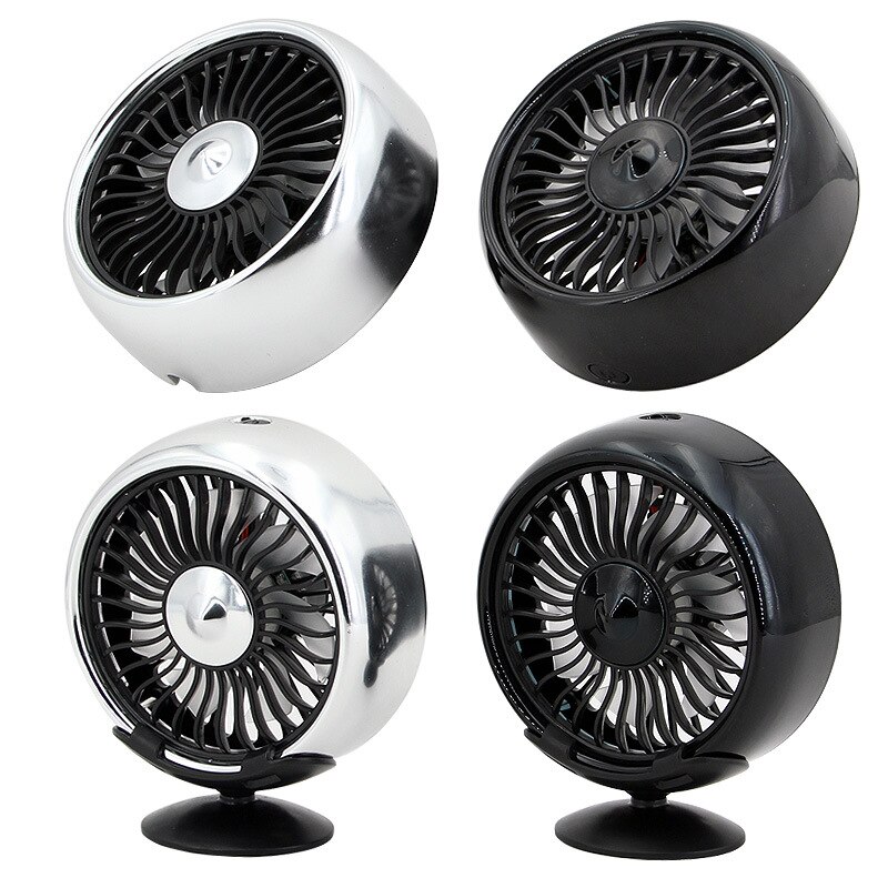 Kebidumei Elektrische Auto Fan Usb Mini Fan Multi-Functie Auto Air Koeler Ventilator Met Kleurrijke Led Voor Luchtuitlaat center Console
