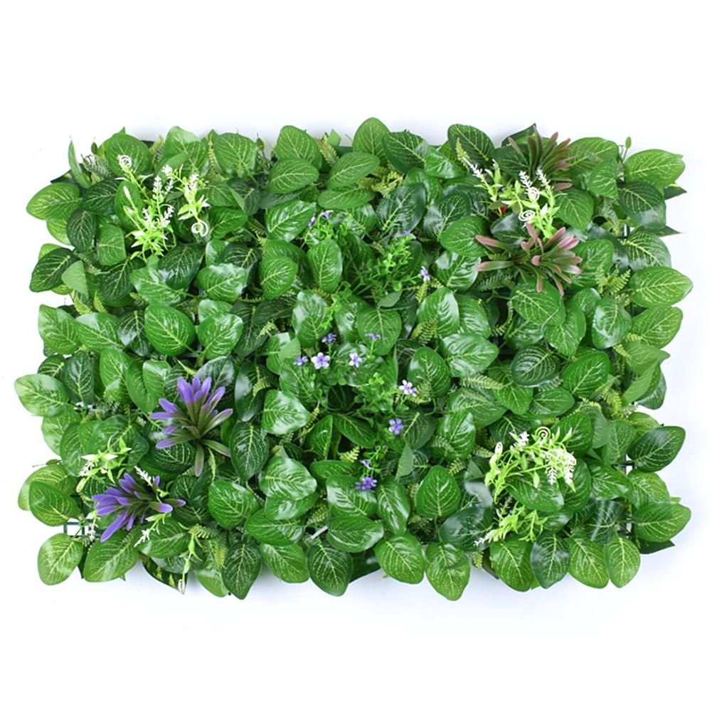 Garden Fence Artificial Leaf Hedge Board Simulation Plant Wall Green Plant Wall Decoration Plant Background Wall Decoration: B