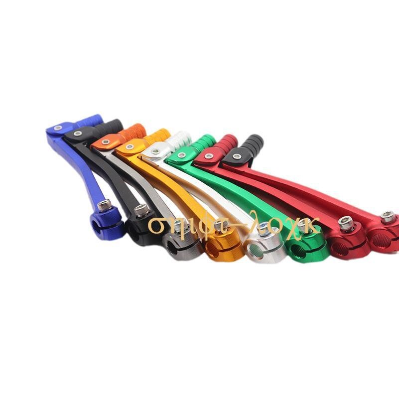 Motorcycle CNC Folding Aluminum Gear Shift Lever Gear Shift Lever For Motorcycle ATV Dirt Bike Pit Bikes Gear Lever Kayo