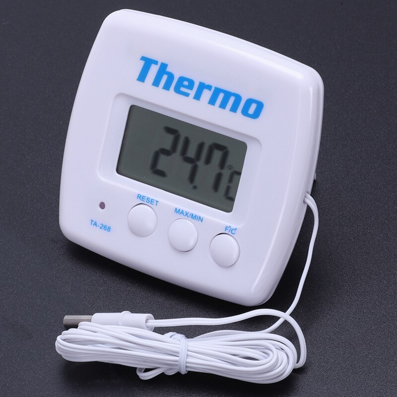 Pantalla LCD reiniciable, refrigerador, congelador, termómetro Digital