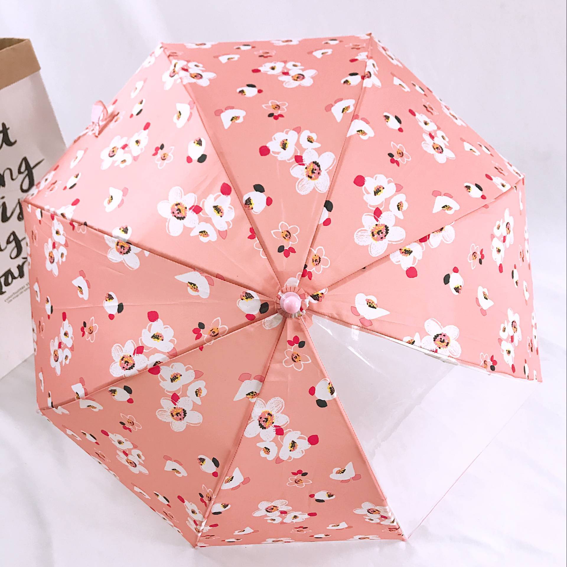 Parasol 6 couleur enfants parapluie 8 os nordique mignon dessin animé Animal parapluie ananas prune imperméable parapluie: Pink Plum