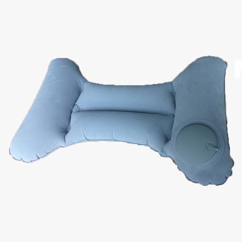 Automatic Inflatable Lumbar Cushion Portable Soft Travel Pillow Car Airplane Outdoor office Headrest Waist Support Cushion: 2