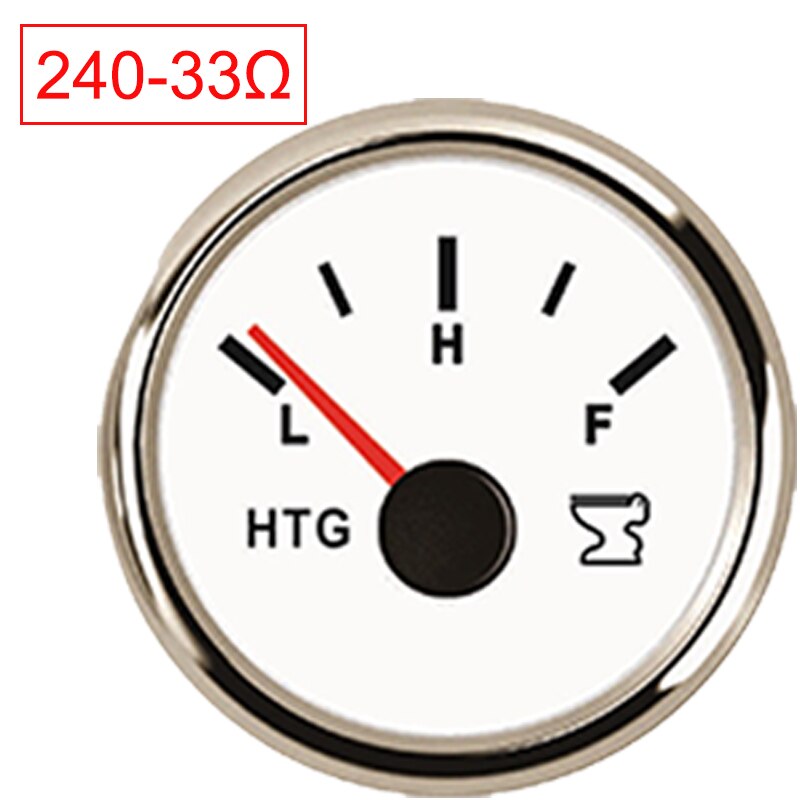 52mm Sewage Level Gauge Meter Indicator Boat Holding Tank Level fit Boat Ship Vessel 0-190ohm 240-33ohm 9-32V Car accessories: WS-240-33 ohm