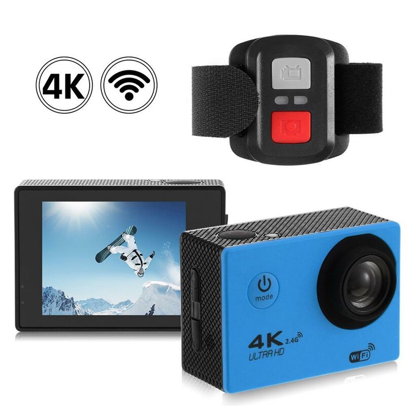 4K Wifi Action Camera 1080P Hd 16Mp Helmet Cam Waterproof Dv Remote Control Sports Video Dvr