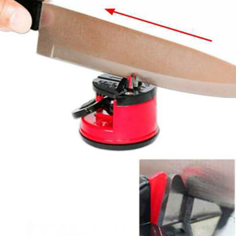 Husholdningskøkken let og sikker knivsliber praktisk holdbart sugekop innovativt slibeværktøj