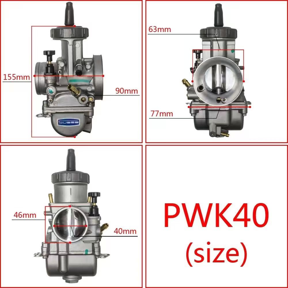 KEIHIN 2T 4T Scooter ATV UTV 250CC 300CC 350CC 400CC Engine Motorcycle PWK 33mm 34mm 35mm 36mm 38mm 40mm 42mm Carburetor: Ivory