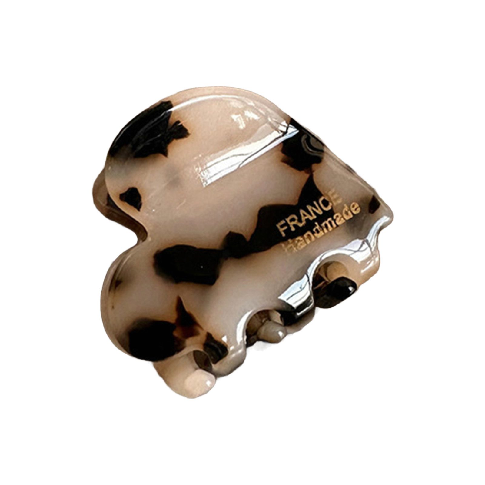 Pince à cheveux en acide acétique, 1/5 pièces, pince à cheveux créative en forme de cœur pour femmes et filles, pince à cheveux exquise à moitié attachée, accessoires pour cheveux: YELLOW