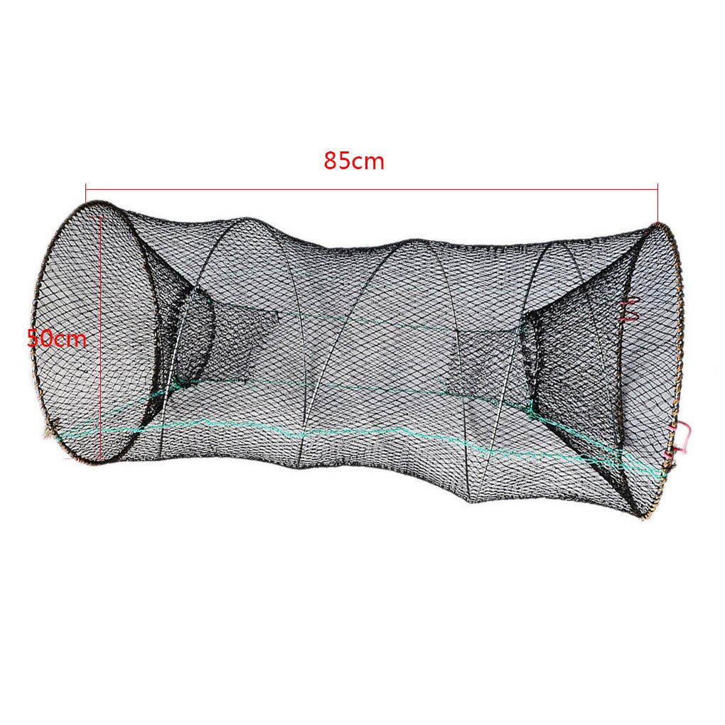 Foldable Mesh Crab Crayfish Lobster Shrimp Prawn Hand Trap Fishing Net Fishing Network Fish Trap Cage