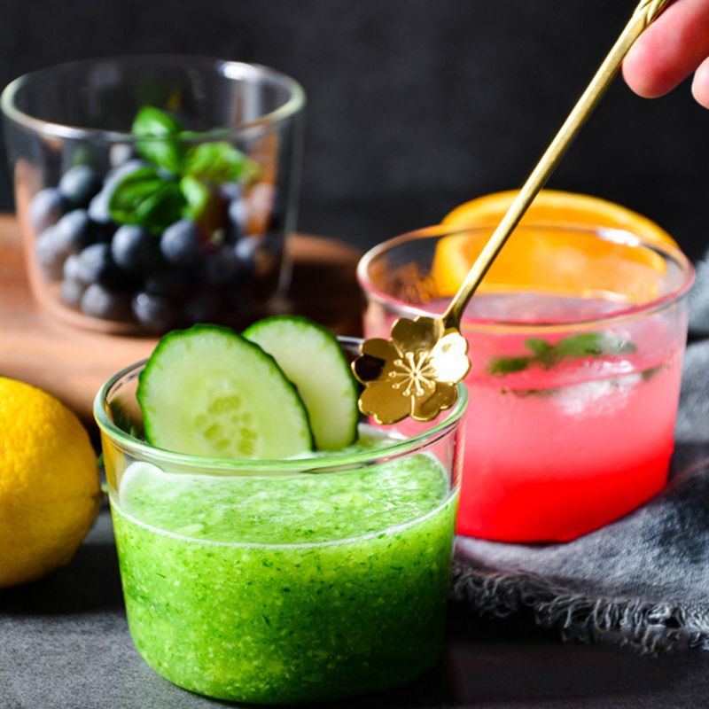 Yogurt Pudding Collins Glass Tea Milk Dessert Cup High Temperature Resistant Water Bottle Yogurt Pudding Glass 250ml--