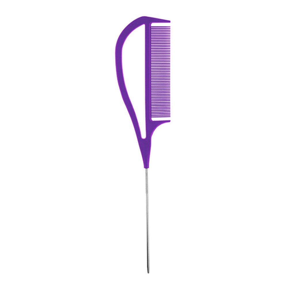 Highlighting Hair Comb ABS Weaving Highlighting Foiling Hair Comb For Salon Dyeing Tail Combs Brush Separate Parting For Hair: 5