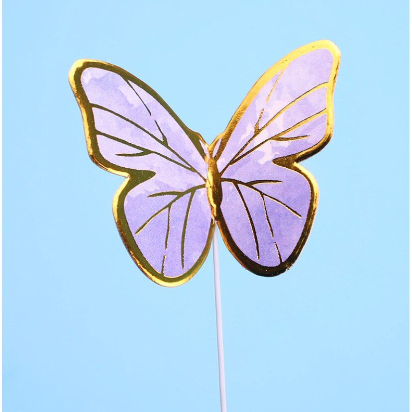 Décoration de gâteau papillon pour filles et femmes, ensemble de 11 pièces, pour anniversaire et mariage