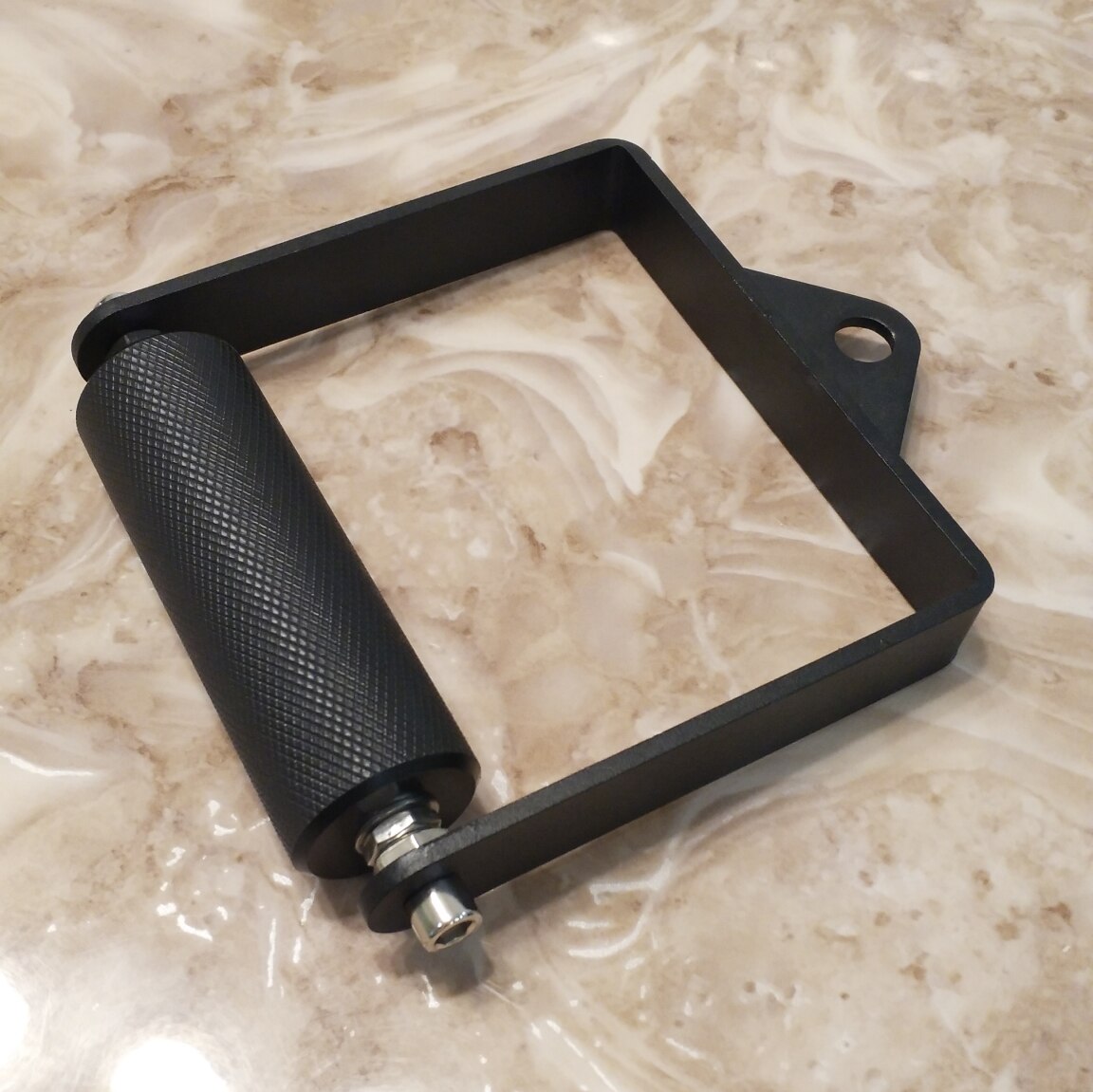 Revolving Deadlift Handle Arm Wrestling D-Grips Lat Pull Down Pulley Cable Machine Attachments Gym Weight Lifting Thick Bar