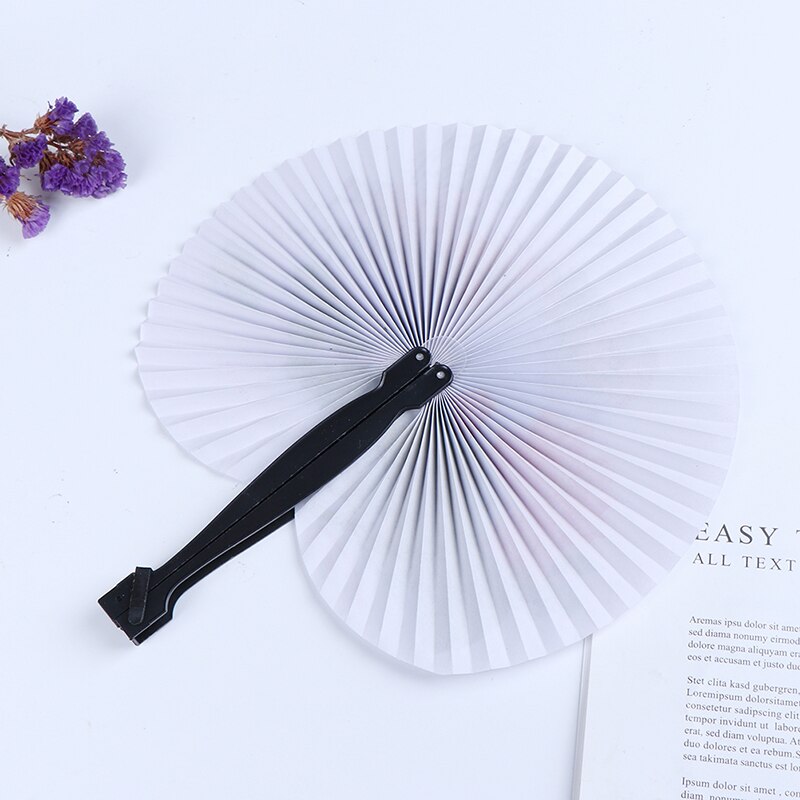 Zomer Handheld Fan Chinese Folding Fan Hand Gedrukt Papier Decoratieve