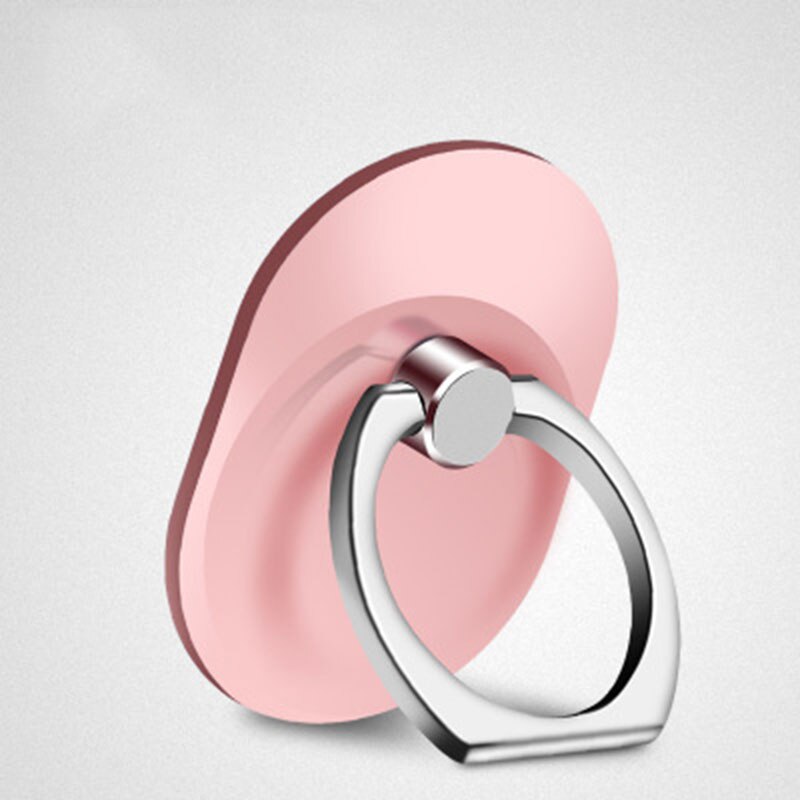 Metal Ultra Thin Phone Holder Universal Mobile Phone Finger Ring Holder Flexible Phone Stand for Samsung Galaxy Note 10 Huawei: A-Rose