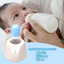 Zuigeling Elektrische Melk Flessenwarmer Draagbare Enkele Fles Warmer Voor Baby Melk Heater Eu Plug Fles Warmer Constante Temperatuur