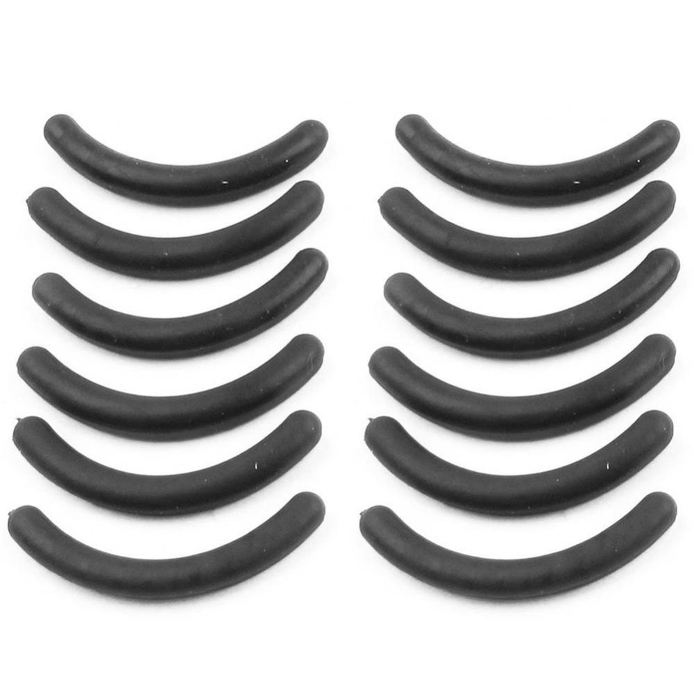 12 stuks make-up wimperkrullerpads van rubber, make-up tool voor wimperkrullers, vervangende navulpads: Default Title