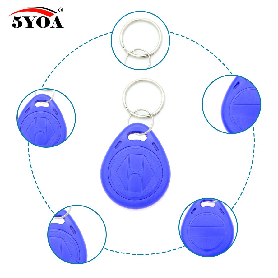 50 stücke em4305 T5577 Kopie Wiederbeschreibbare Beschreibbare umschreiben em Ich würde keyfobs RFID Schild Schlüssel Ring Karte 125 khz Nähe Zeichen abzeichen Duplizieren